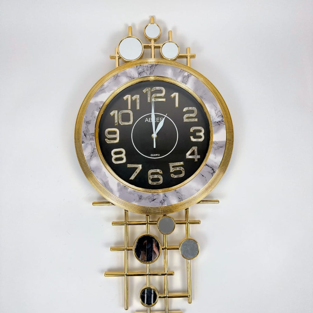 Mirrors Wall Clock By LUBNAS DECOR