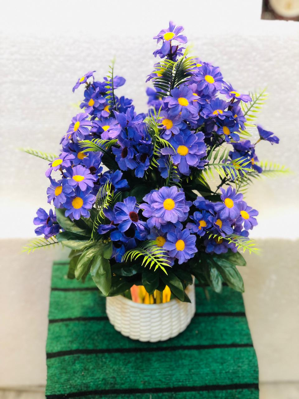 Artificial Purple Daisy Flower Bouquet