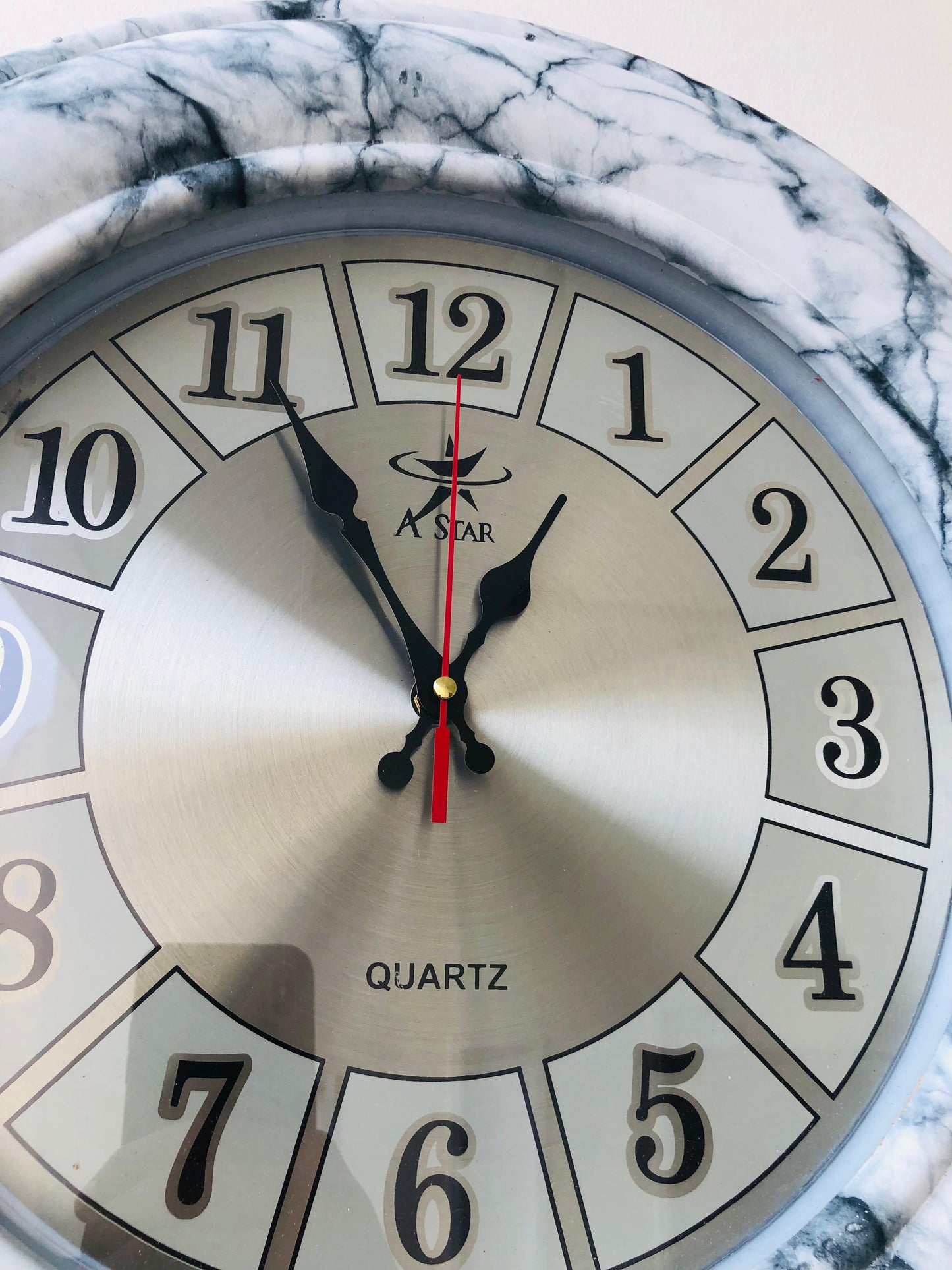 Marble Texture Wall Clock