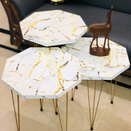 Set of 3 Modern Nesting Coffee Table By LUBNAS DECOR