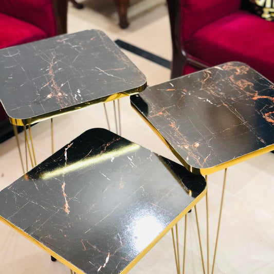 Set of 3 Modern Nesting Coffee Table By LUBNAS DECOR